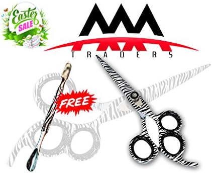 6"professional Barber Salon Hair Cutting Scissors Shears Japan Steal Hair Cutting Scissors,white Zebra Style