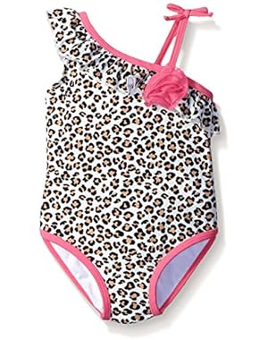 Baby Girls' Leopard Print Swimsuit UPF 50+