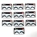 GREEN FABWOOD 10Pair Reusable Charming Cross Fake False Eyelashes