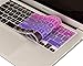 Mosiso Keyboard Cover with Pattern Compatible MacBook Pro 13 Inch, Light and Dark Purple