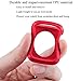 Apple Watch Case, iitee 42mm Universal Slim Rugged Protective TPU iWatch Case for Apple Watch Series 2 Series 1 - Matte Red