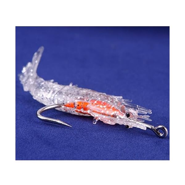 4Pcs-Silicone-Simulation-Noctilucent-Soft-Prawn-Shrimp-Fishing-Lure-Hook-Bait 4Pcs-Silicone-Simulation-Noctilucent-Soft-Prawn-Shrimp-Fishing-Lure-Hook-Bait