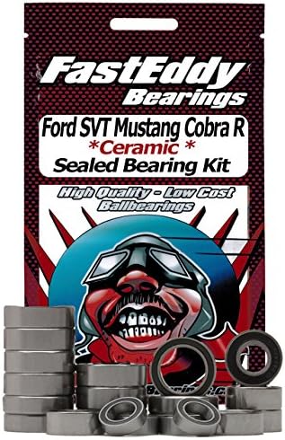 Tamiya Ford SVT Mustang Cobra R (TL-01) Ceramic Rubber Sealed Ball Bearing Kit for RC Cars