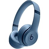 Beats Solo 4 - Wireless Bluetooth On-Ear Headphones, Slate Blue (Renewed Premium)