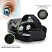 3D VR Headset, Yove 3D Virtual Reality Headset with Adjustable Lens and Strap for iPhone 7 6 6s 5 5s 6splus Samsung S3 Edge Note 4 and 3.5-5.5 inch Smartphone for 3D adult Movies and 3D Games