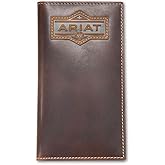 ARIAT Men's Crazy Horse Patch Leather Rodeo Wallet