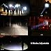 Tactical Flashlight - Handheld LED Flashlight - Brightest XML T6 - Brightest LED Flashlight with 5 Modes - Adjustable Waterproof Military Grade Flashlight for Biking Camping by LETMY