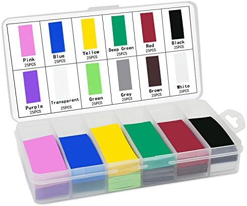 AuSL Flat PVC Heat Shrink Tubing 29.5MM Width Battery Wrap for 1 x 18650 Battery