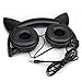 Cat Ear Headphones with Glowing Lights (Green)