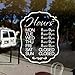MairGwall Personalized Door Window Decal Sticker Decor Custom Store Business Hours Store Hours Business Sign