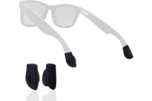 2pcs Eyeglass Ear Grips Compatible with Meta/Skyler/Headliner, Anti-Slip Silicone Elastic Eyeglasses Retainers Ear Grips for 