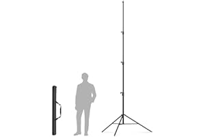 13ft Heavy Duty Light Stand Photography Sdfghj Metal 13ft/4m Adjustable Photography Tripod Stand with Built-in Spring Cushion