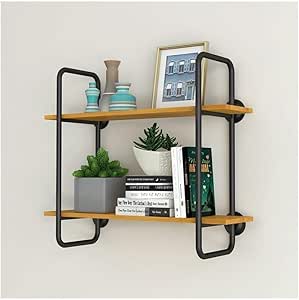 Lfixhssf Sólido Madera Estante de la Pared de Almacenamiento en Rack