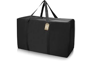 RJUP Extra Thick Storage Bag 145L – Heavy Duty Moving Bags, Moving Storage Container, Christmas Tree Storage Bag, Versatile S