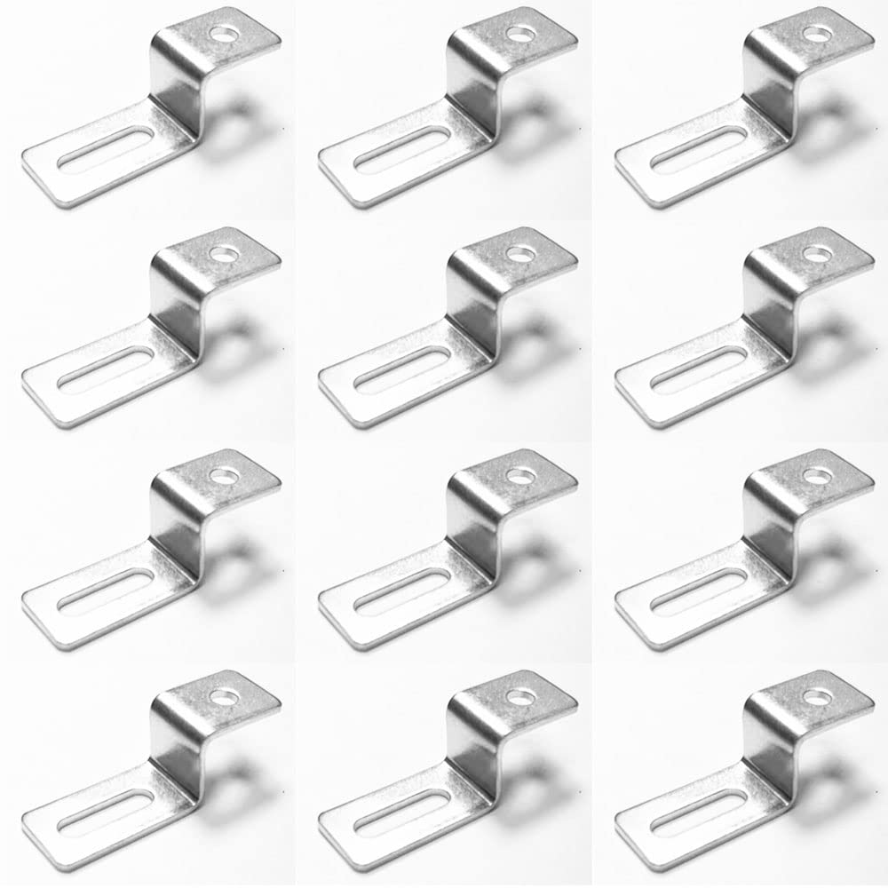 Photo 1 of (12 Pack) 1/2" Offset Clips with Adjustable Leg