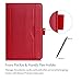 ProCase Galaxy Tab S2 8.0 Case - Leather Stand Folio Case Cover for 2015 Galaxy Tab S2 Tablet (8.0 inch, SM-T710 T715 T713) - Red