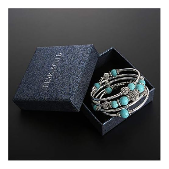 Beaded-Chakra-Bangle-Turquoise-Bracelet-Fashion-Jewelry-Wrap-Bracelet-with-Thick-Silver-Metal-and-Mala-Beads-Birthday-Gifts-For-Women Beaded-Chakra-Bangle-Turquoise-Bracelet-Fashion-Jewelry-Wrap-Bracelet-with-Thick-Silver-Metal-and-Mala-Beads-Birthday-Gifts-For-Women