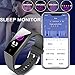 goopow Fitness Tracker, Activity Tracker Watch with Heart Rate Monitor, Waterproof Smart Fitness Band with Step Counter, Calorie Counter, Pedometer Watch Kids Women and Men