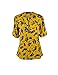 Oyamiki Women Casual V-Neck Long Sleeve Zip Up Shirt Chiffon Polka Dot Blouse Top