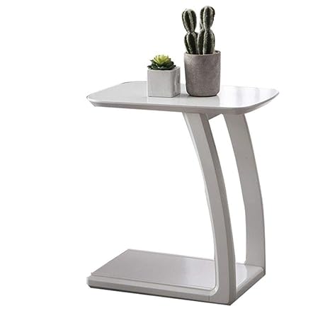Amazon Com Nydzdm Side Table With Curved Leg U Shaped End Sofa