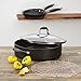 Anolon Advanced Hard Anodized Nonstick Casserole Dish/ Casserole Pan / Dutch Oven with Rack and Lid - 5.5 Quart, Gray