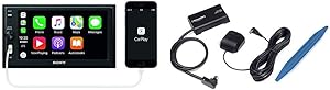 Sony XAVAX1000 6.2" (15.7 cm) Apple CarPlay Media Receiver with BLUETOOTH SXV300AZV1 Connect Vehicle Tuner Kit for Satellite Radio with Installation Tool
