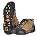 Aliglow Ice Snow Grips Over Shoe/Boot Traction Cleat Spikes Anti Slip Footwear