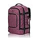 Hynes Eagle Travel Backpack 40L Flight Approved Carry on Backpack Men Large Cabin Weekender Laptop Backpack Women 15.6 inches Red Violet 2017