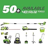greenworks 40v hedge trimmer and pole saw