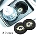 2 Pack 2.75 inch for Green Bay Packers Car Interior Accessories Anti Slip Cup Mat for All Vehicles (Green Bay Packers)
