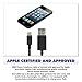 RND Apple Certified Lightning to USB 1.5FT Cable for iPhone (Xs, XS Max, XR, X, 8, 8 Plus, 7, 7 Plus, 6, 6 Plus, 6S, 6S Plus) iPad (Pro, Air, Mini) and iPod (1.5 feet/.5 Meter/Black)
