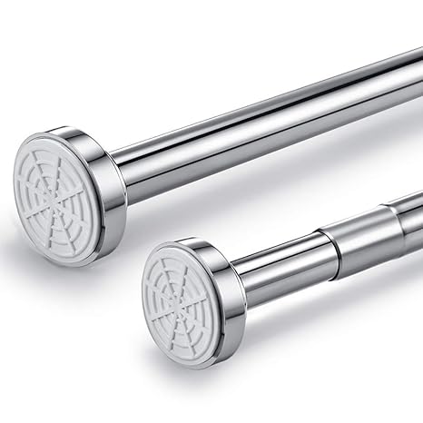 Simplehome Shower Curtain Rail Stainless Steel Tension Rod