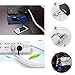 White Cable Organizer Cord Wire Cover Hider Sleeve Management 2 PCS, VIWIEU Clutter Free Coiled Tube Wire Concealer with Cable Tie Clips System for TV PC Computer Home Entertainment Wall