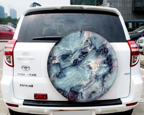 Spare Wheel Cover Sticker, Marble Full Color Sticker, Spare Tire Cover Vinyl Skin, Decals, Made in the USA SW1