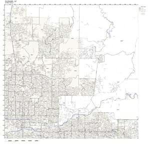 Amazon.com: Scottsdale, AZ ZIP Code Map Laminated: Home & Kitchen