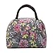 Chrysansmile Insulated Lunch Box for Women Small Lunch Bag Travel Cooler Bag Reusable Cute Lunch Tote for Work Picnic