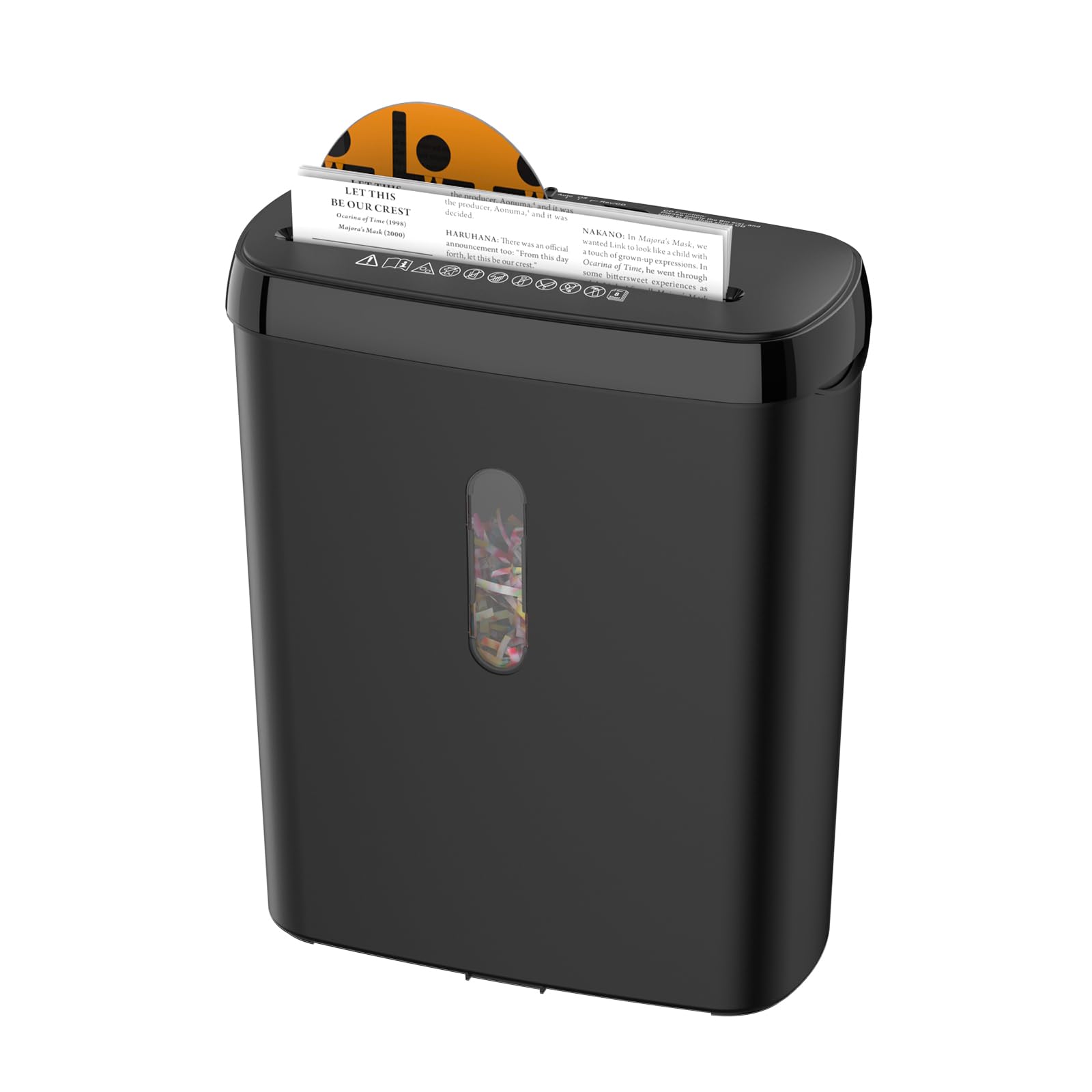 Photo 1 of Paper Shredder for Home?10-Sheet Strip Cut,12 L Basket,P-2 Security Level,Shred CD & Credit Card Shredders for Home Use
