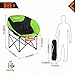 Kingcamp Moon Leisure Lightweight Camping Chair-Padded Seat, Heavy-Duty Construction, with Magazines Bag, Both for Outdoor and Indoor Activities