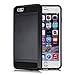 iPhone 7 Case, Moonmini Card Slot Holder Shockproof Slim Fit Dual Layer High Impact Resistant Armor Wallet Protective Cover for iPhone 7, Black