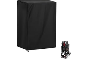 Hengme Stroller Wagon Cover for Travel,Waterproof Quad Stroller Cover for Wonderfold W2 Foldable Wagon for Kids-26 W x 15.7" D x 32.3" H