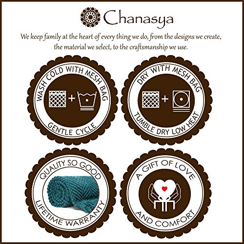 Chanasya-Textured-Knitted-Super-Soft-Throw-Blanket-with-Tassels-Warm-Cozy-Lightweight-Fluffy-Woven-Blanket-for-Bed-Sofa-Chair-Couch-Cover-Living-Bed-Room-Acrylic-Throw-Blanket-50x65-Inches-Teal Chanasya Textured Knitted Super Soft Throw Blanket with Tassels Warm Cozy Lightweight Fluffy Woven Blanket for Bed Sofa…