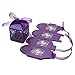 KPOSIYA 70 Pack Love Heart Laser Cut Wedding Party Favor Box Candy Bag Chocolate Gift Boxes Bridal Birthday Shower Bomboniere with Ribbons