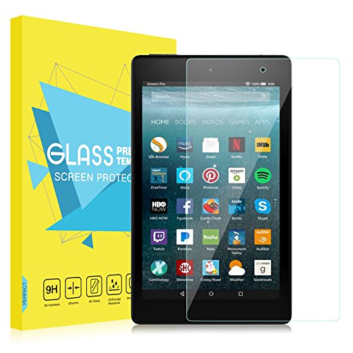 Moko amazon all-new fire 7 2017 screen protector, [scra…
