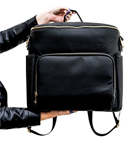 diaper bag vegan leather