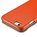 iPhone 6s/6 Case, Benuo [Luxury Series] [Slim Style] Genuine Leather Folio Flip Corrected Grain Leather Case with Magnetic Closure for iPhone 6/iPhone 6s 4.7 inch (Orange)
