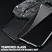 ALCLAP iPhone X Screen Protector (2-Pack), iPhone 10 Tempered Glass 3D Full Coverage Film with PET Soft Edge Frame HD Clear Bubble Free Screen Protector[Lifetime Replacement] for iPhone X / 10 (Black)