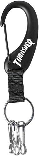 Amazon Co Jp スラッシャー Thrasher カラビナ キーホルダー おしゃれ ストリートブランド スケーター おしゃれ 金属 カラビナ フック 車 鍵 キーリング シューズ バッグ