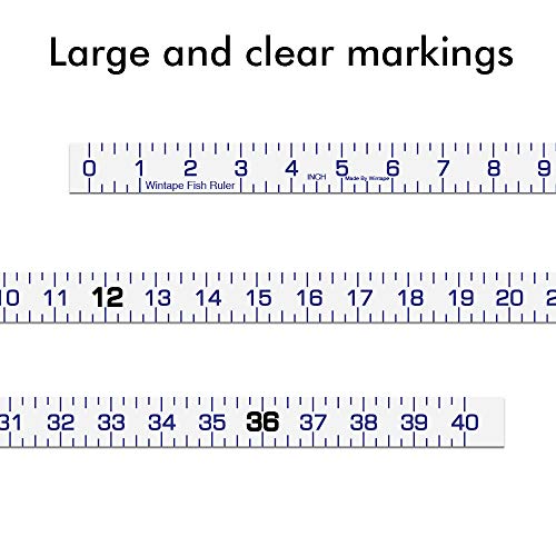 Edtape Adhesive Fish Ruler 40 Inch Fishing Measuring Tape Fish