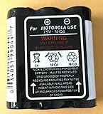 Two-Way Radio replacement battery for Motorola HNN9044A & HNN9056A RADIUS HT10/P10/SP10/SP21 Ni-Cd 7.2V 650mAh