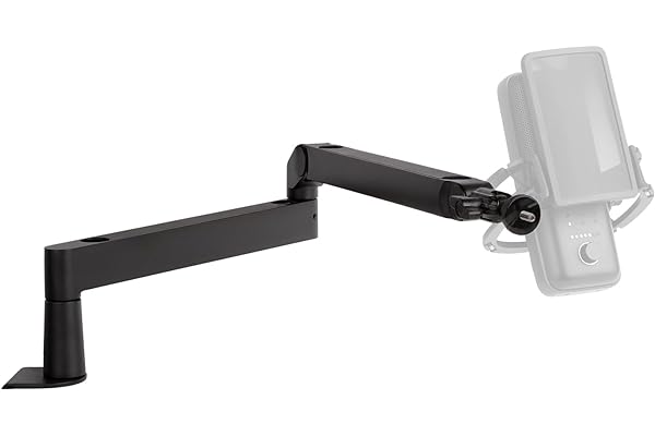 Elgato Wave Mic Arm Low Profile Microphone Boom Arm | Sits below shoulder line, 360-degree rotation, Magnetic cable channels,